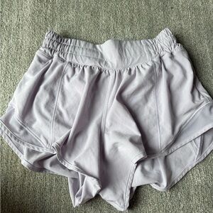Lululemon Lavender Hotty Hot 2.5” inseam Shorts